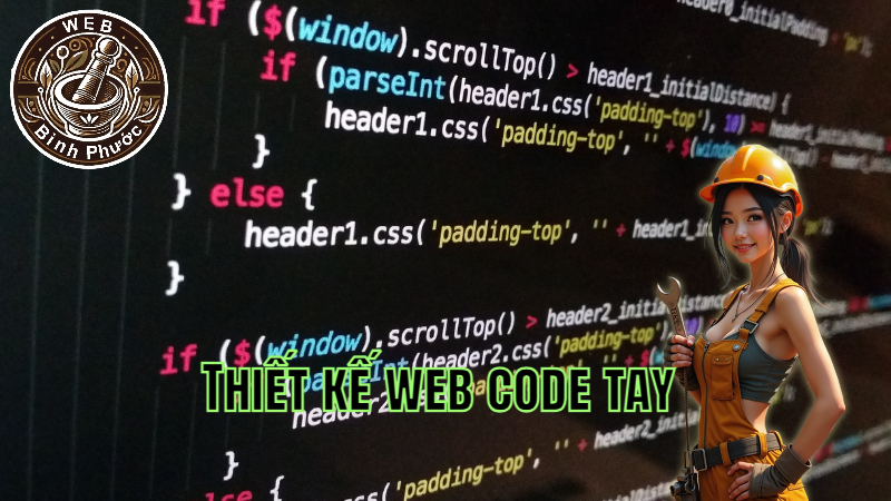 Thiết kế web code tay